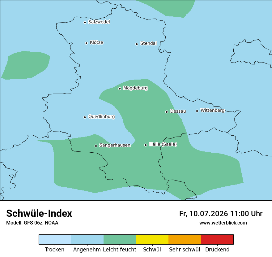 Modellkarte GFS – sui – st