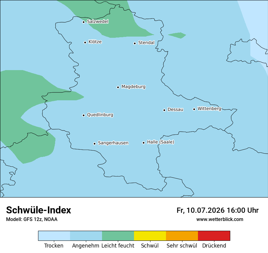Modellkarte GFS – sui – st