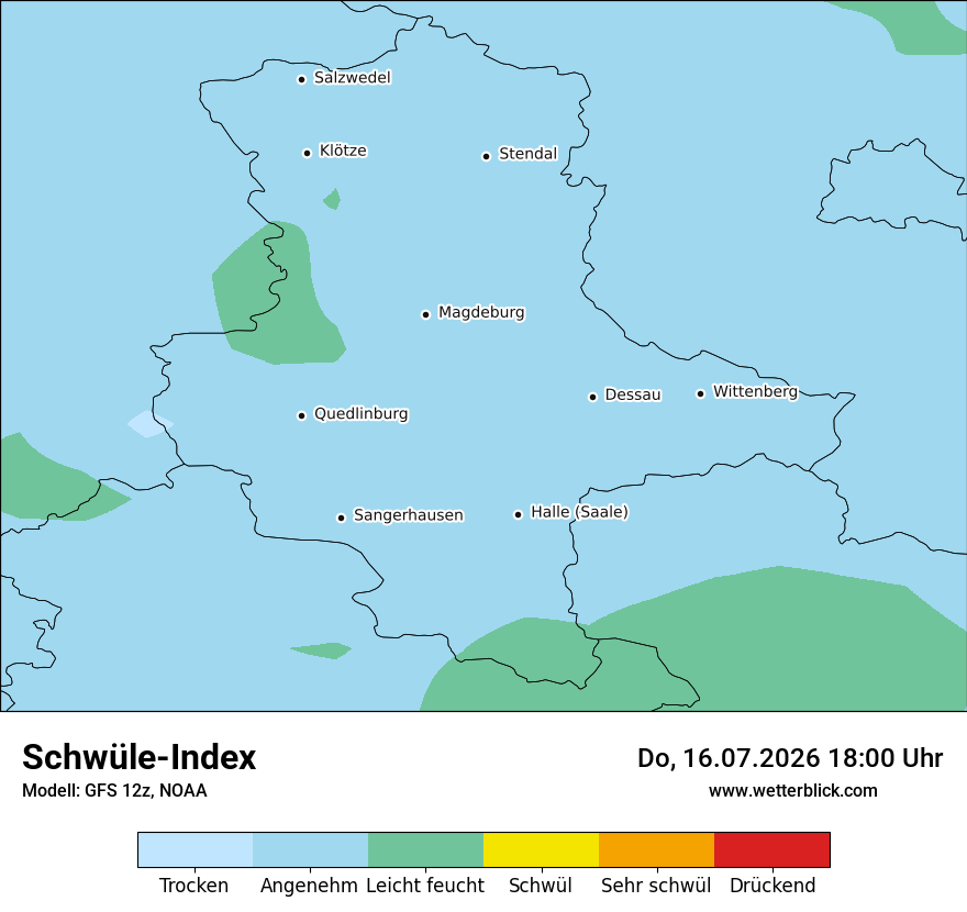 Modellkarte GFS – sui – st