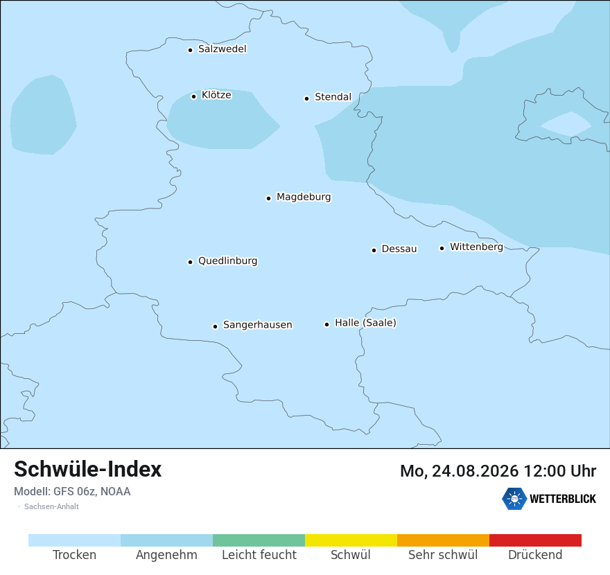 Modellkarte GFS – sui – st