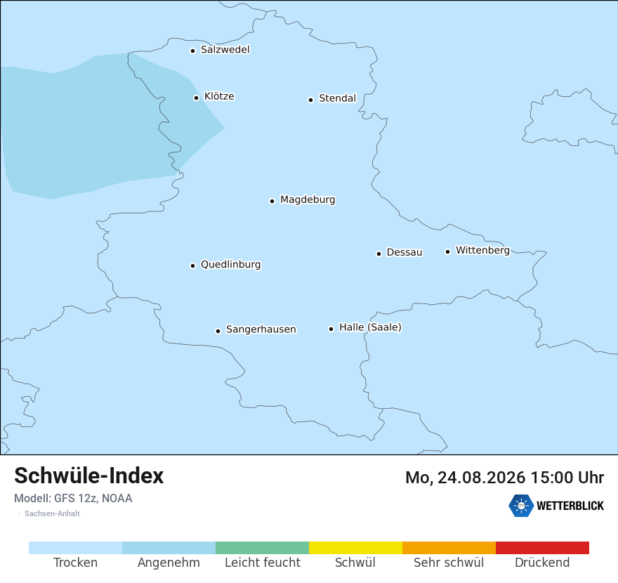 Modellkarte GFS – sui – st