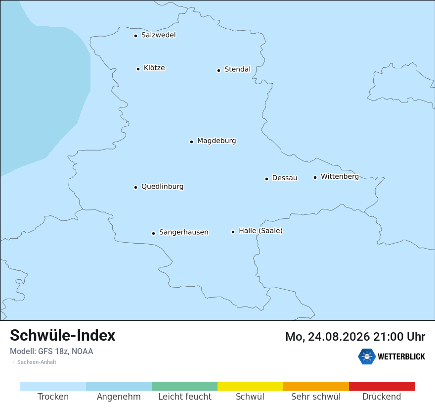 Modellkarte GFS – sui – st