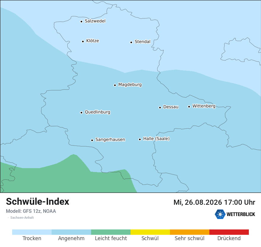 Modellkarte GFS – sui – st