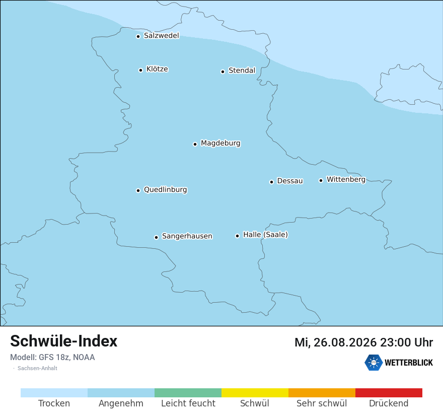 Modellkarte GFS – sui – st