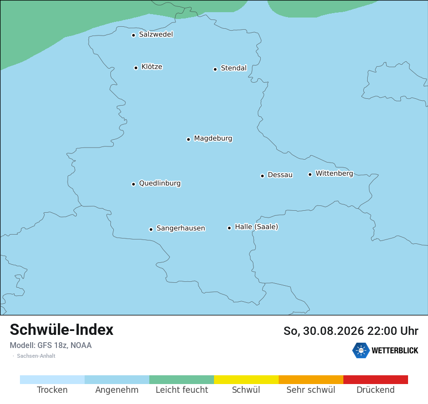 Modellkarte GFS – sui – st