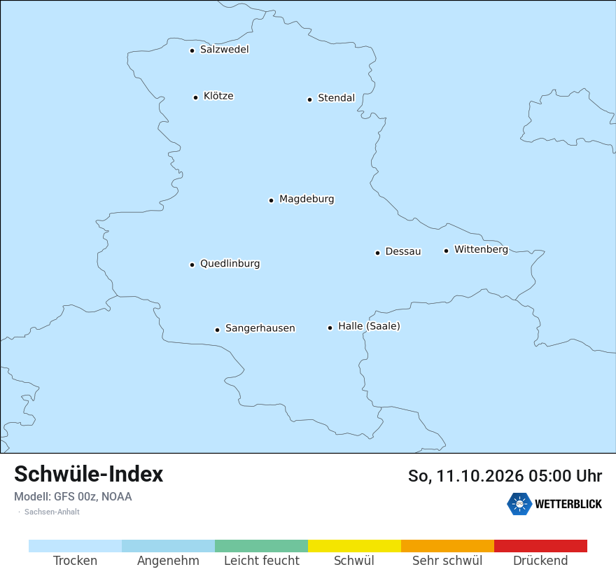 Modellkarte GFS – sui – st
