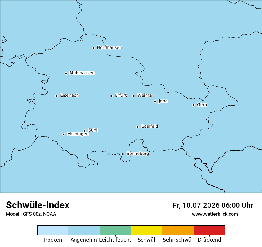 Modellkarte GFS – sui – th