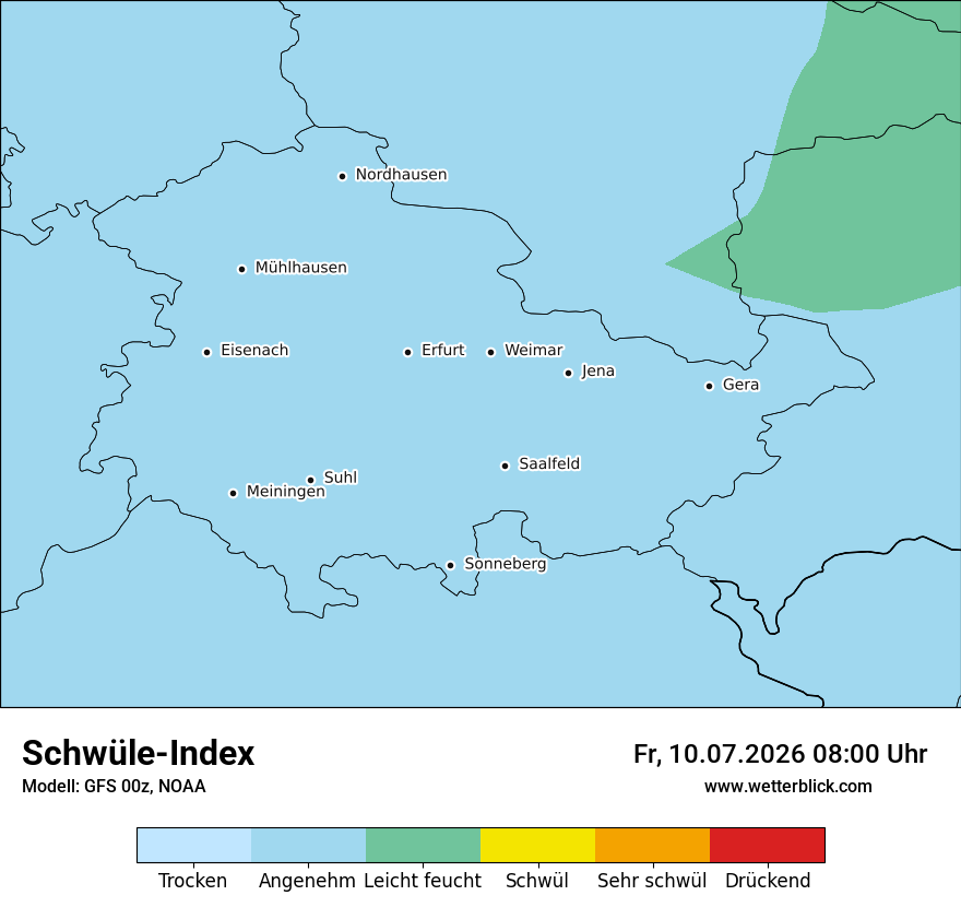 Modellkarte GFS – sui – th