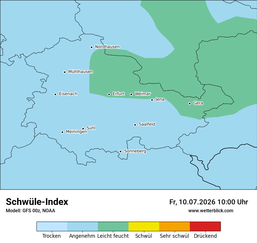 Modellkarte GFS – sui – th