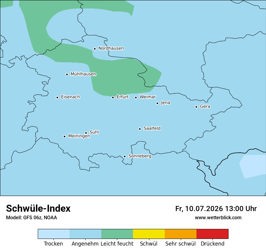 Modellkarte GFS – sui – th