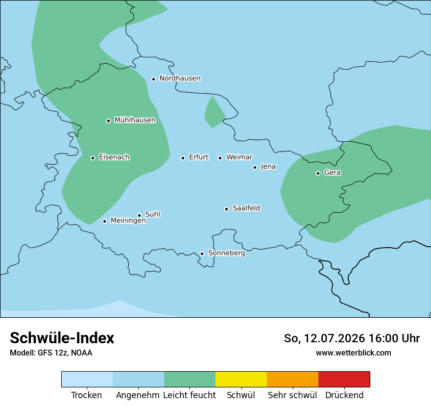 Modellkarte GFS – sui – th