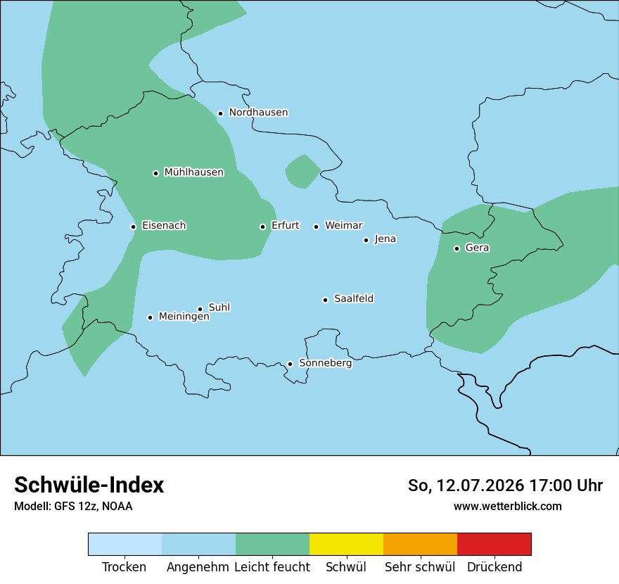 Modellkarte GFS – sui – th