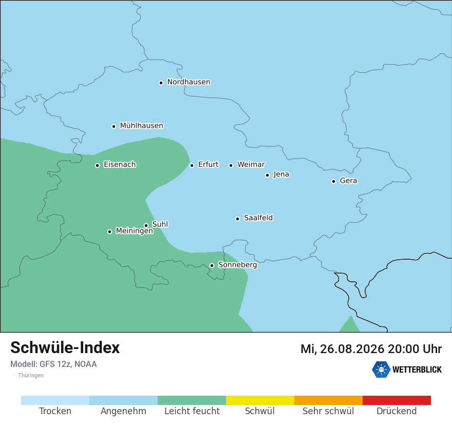 Modellkarte GFS – sui – th