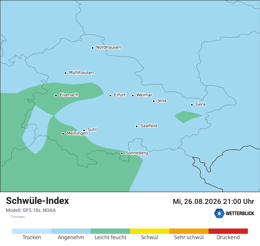 Modellkarte GFS – sui – th
