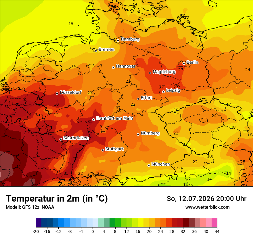 Wetterbild GFS