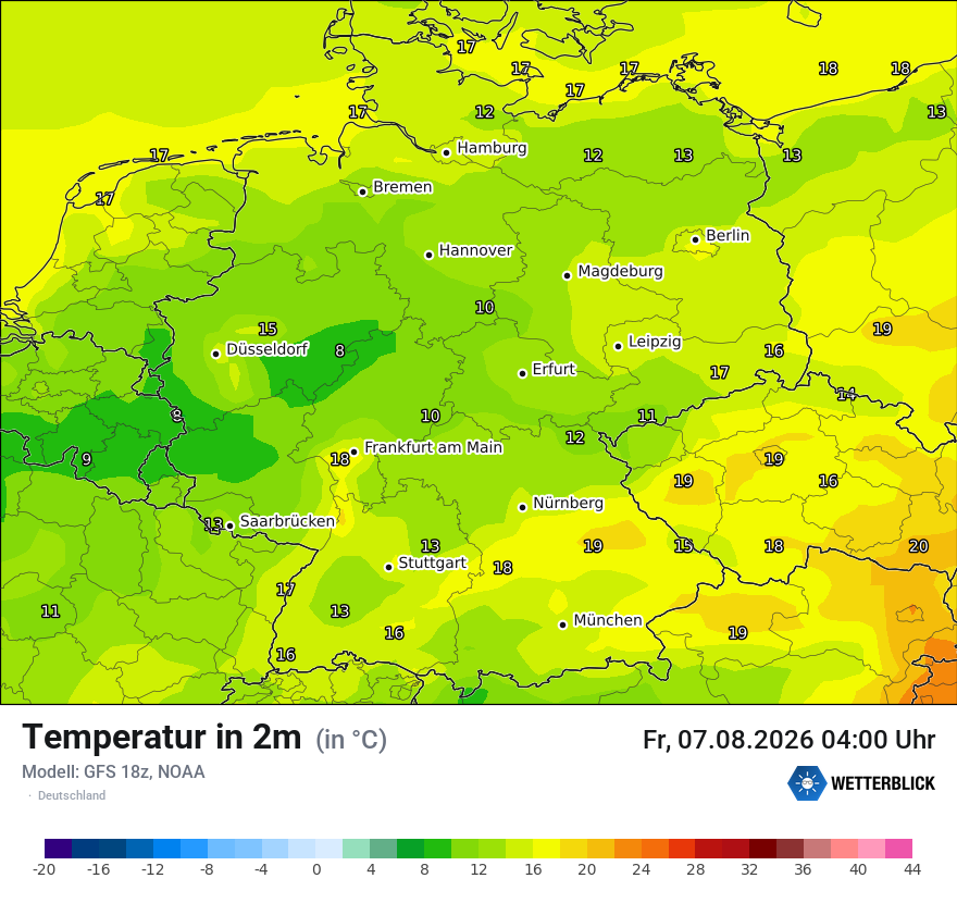 Wetterbild GFS