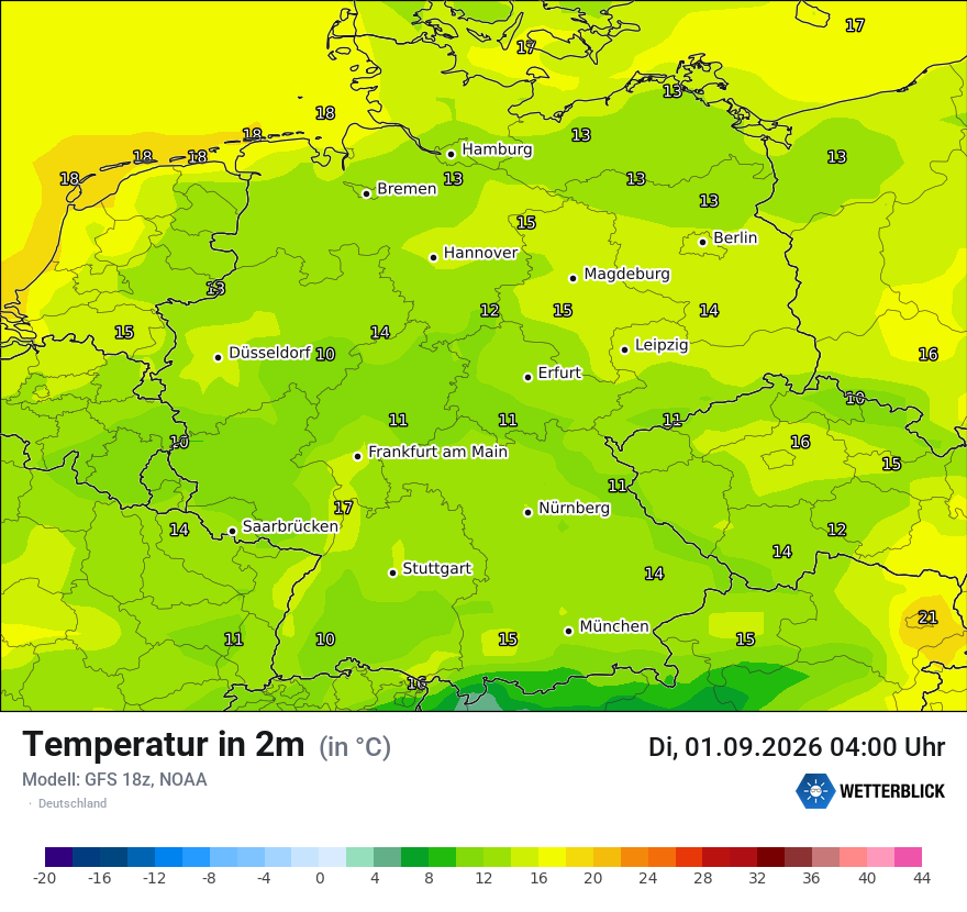 Wetterbild GFS