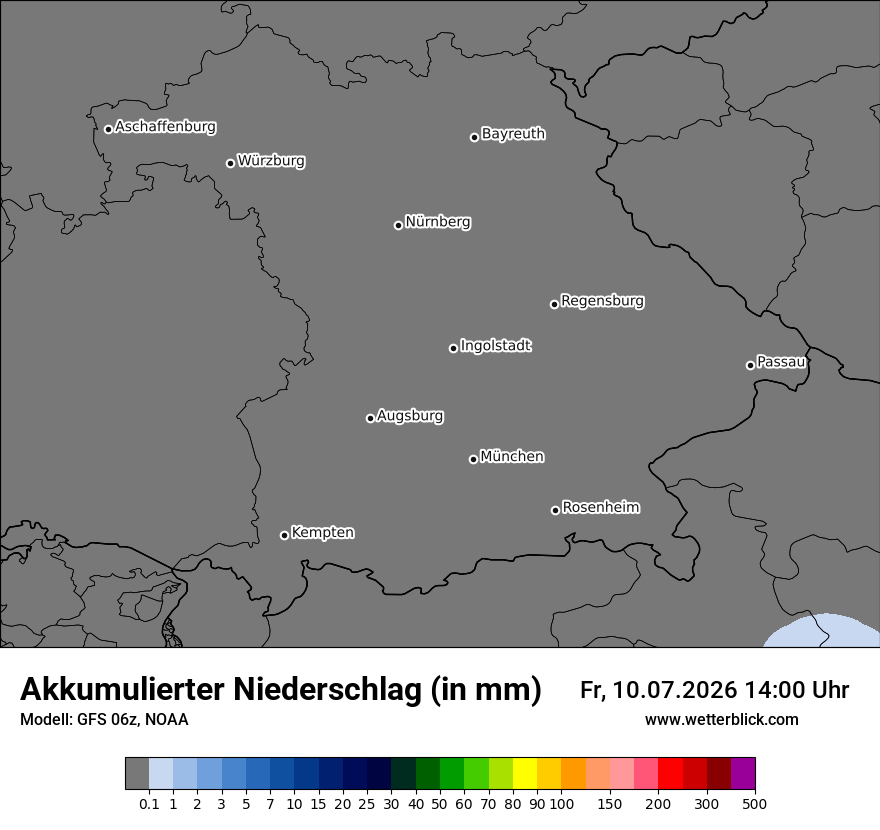 Modellkarte GFS – tot_prec – by