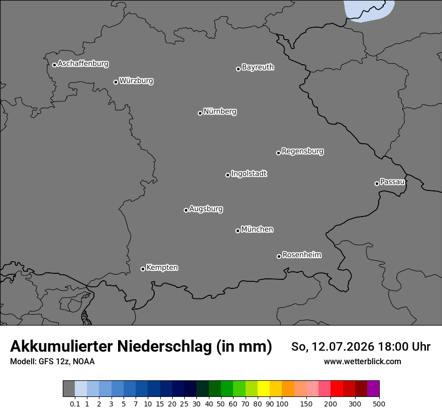 Modellkarte GFS – tot_prec – by