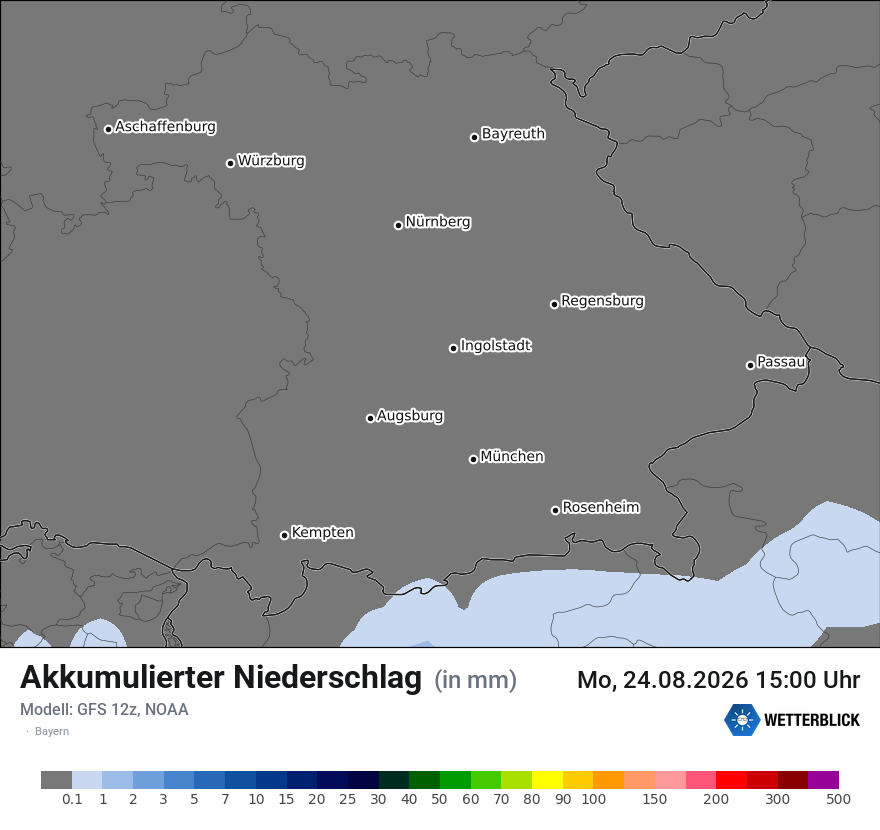 Modellkarte GFS – tot_prec – by
