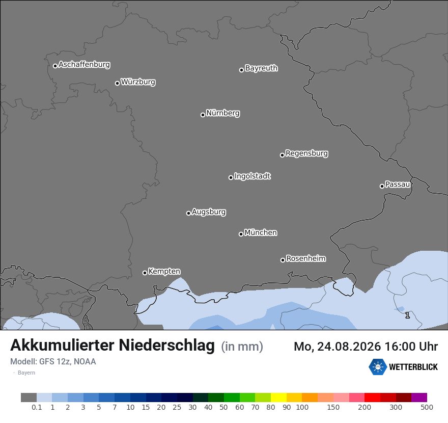 Modellkarte GFS – tot_prec – by