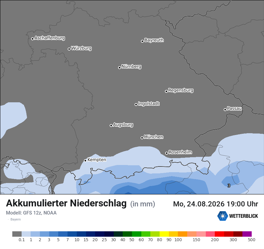 Modellkarte GFS – tot_prec – by