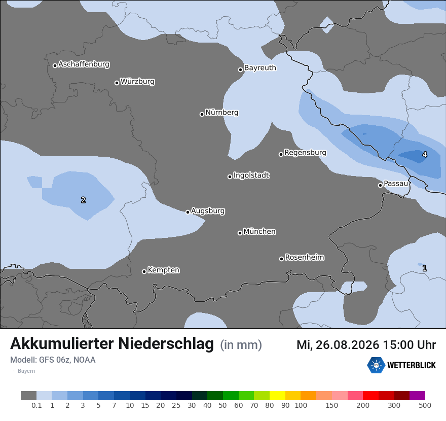 Modellkarte GFS – tot_prec – by