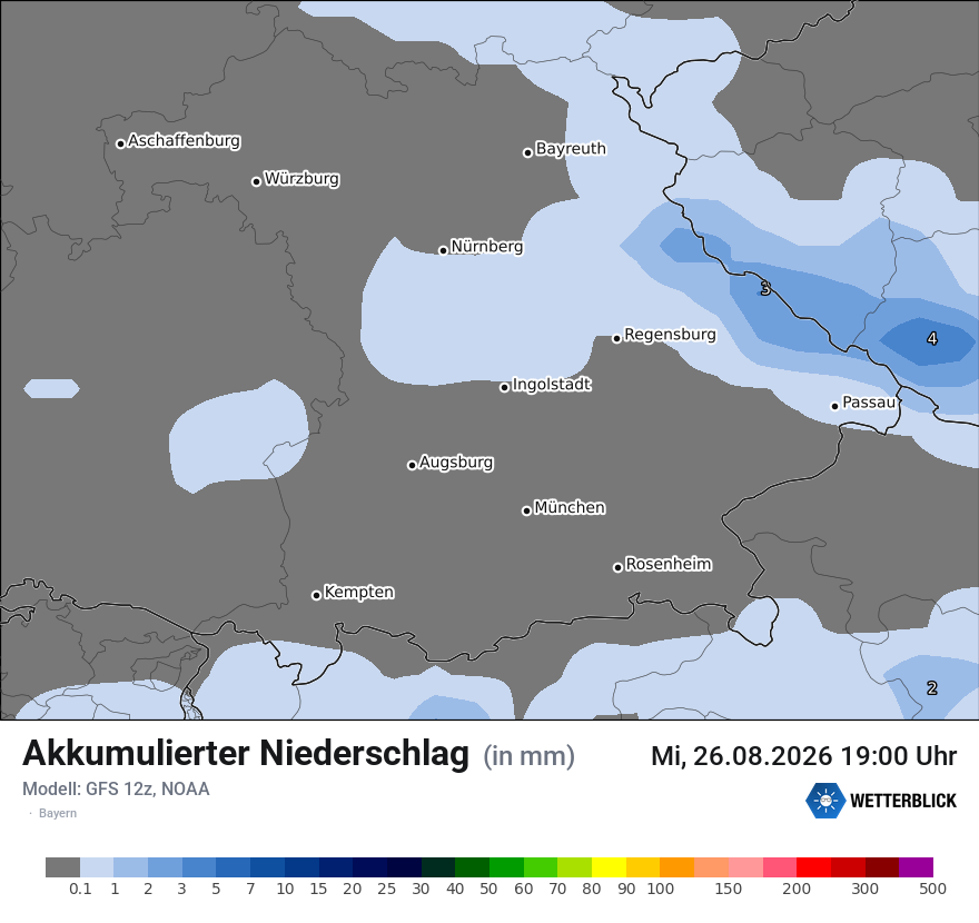 Modellkarte GFS – tot_prec – by