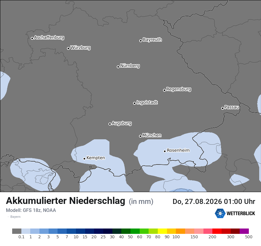 Modellkarte GFS – tot_prec – by