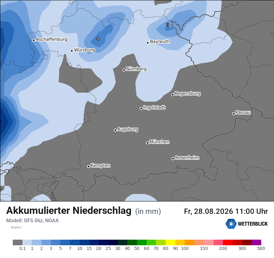Modellkarte GFS – tot_prec – by