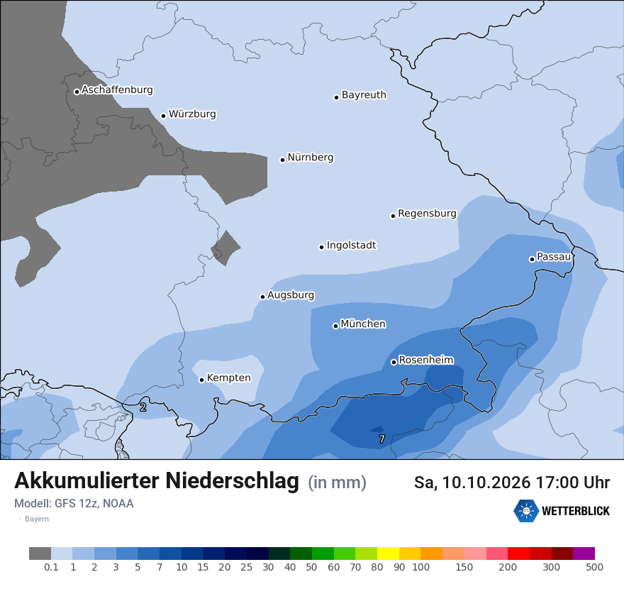 Modellkarte GFS – tot_prec – by