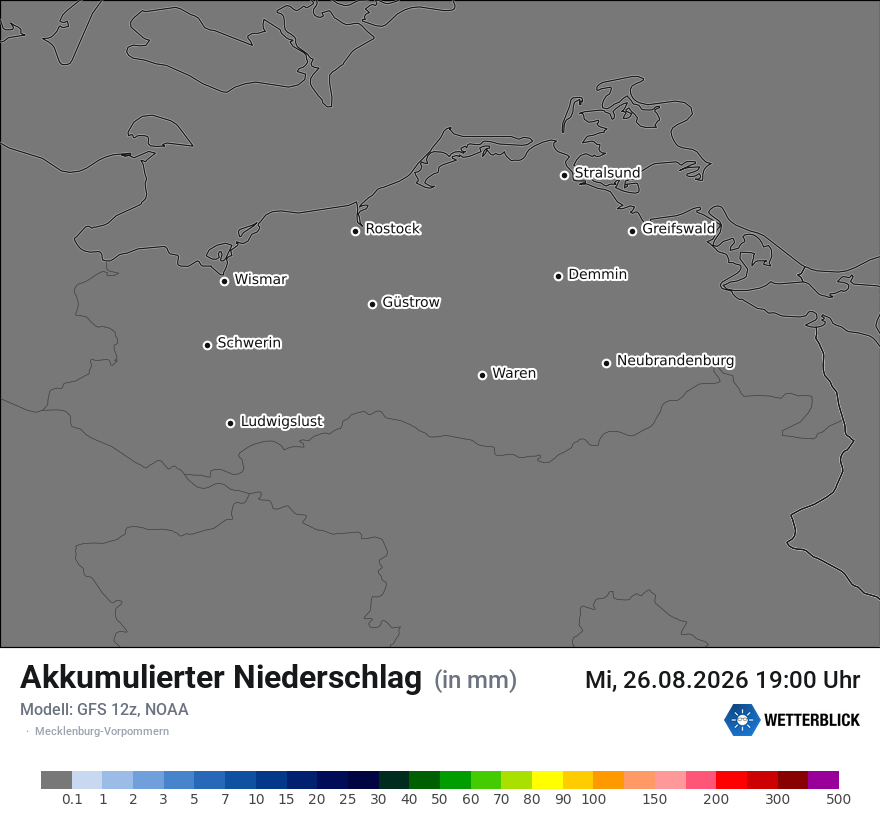 Modellkarte GFS – tot_prec – mv