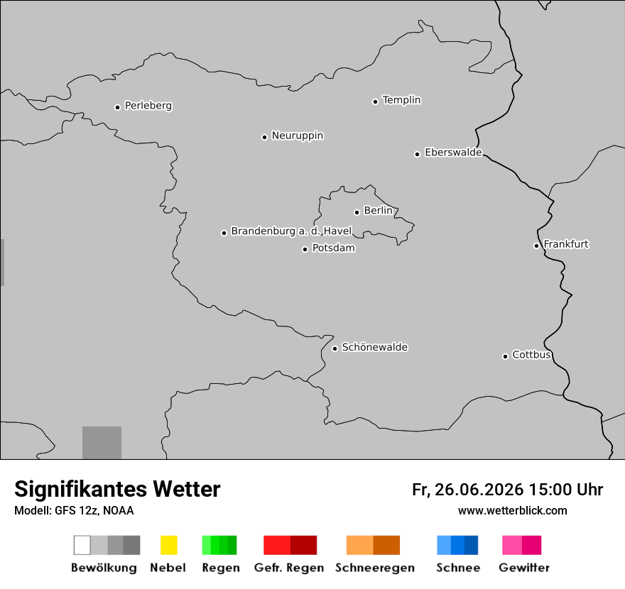 Modellkarte GFS – ww – bb