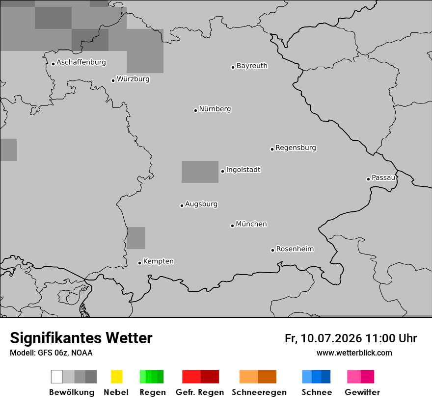 Modellkarte GFS – ww – by