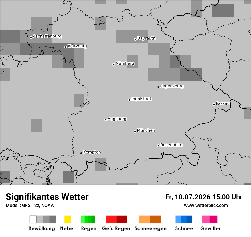 Modellkarte GFS – ww – by