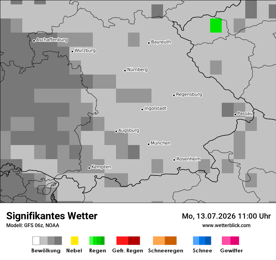 Modellkarte GFS – ww – by