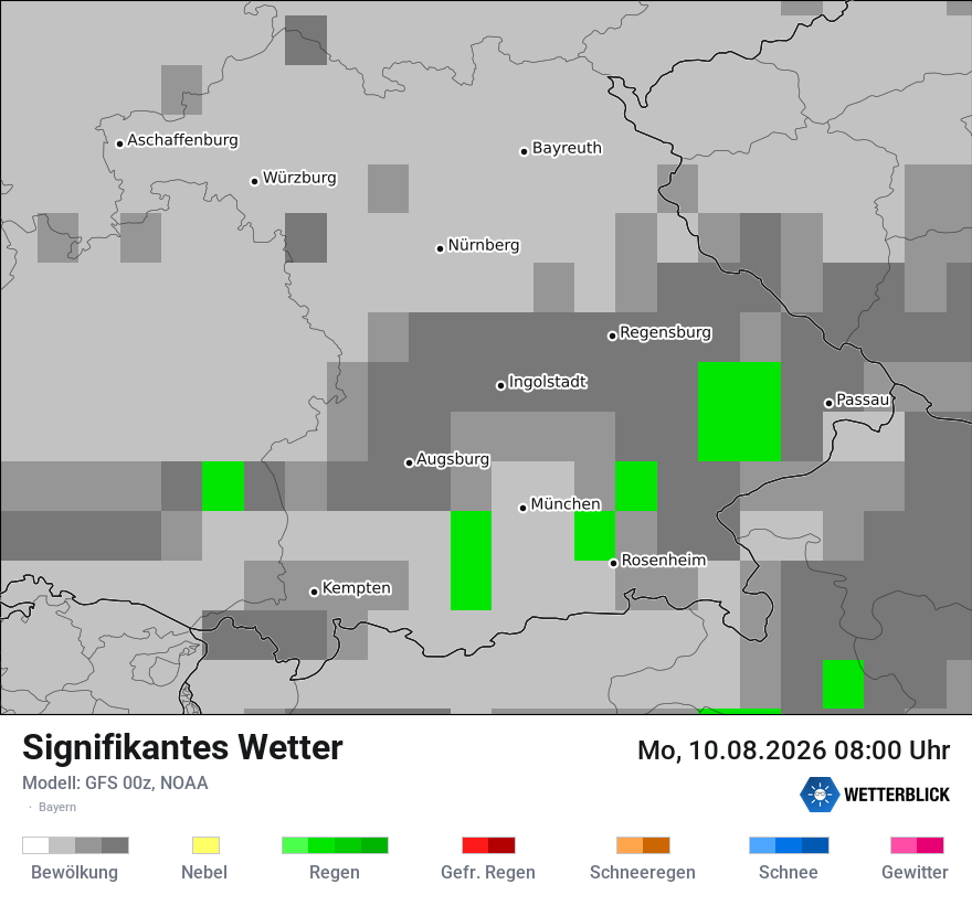 Modellkarte GFS – ww – by