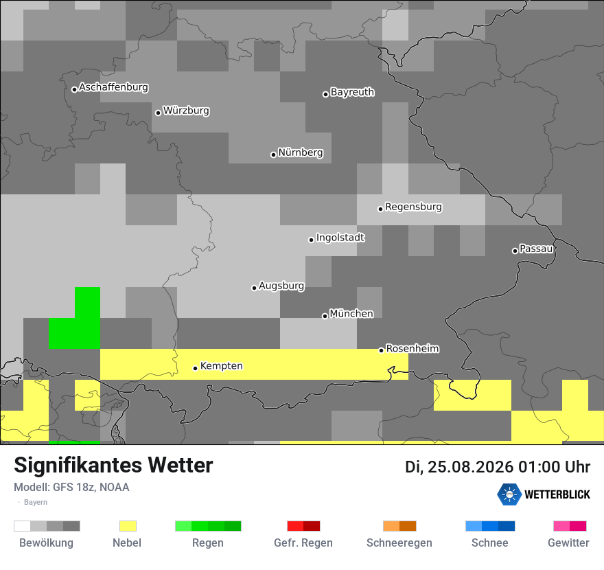 Modellkarte GFS – ww – by