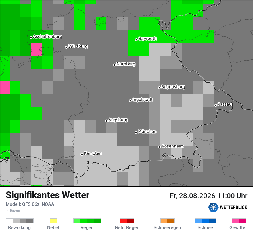 Modellkarte GFS – ww – by