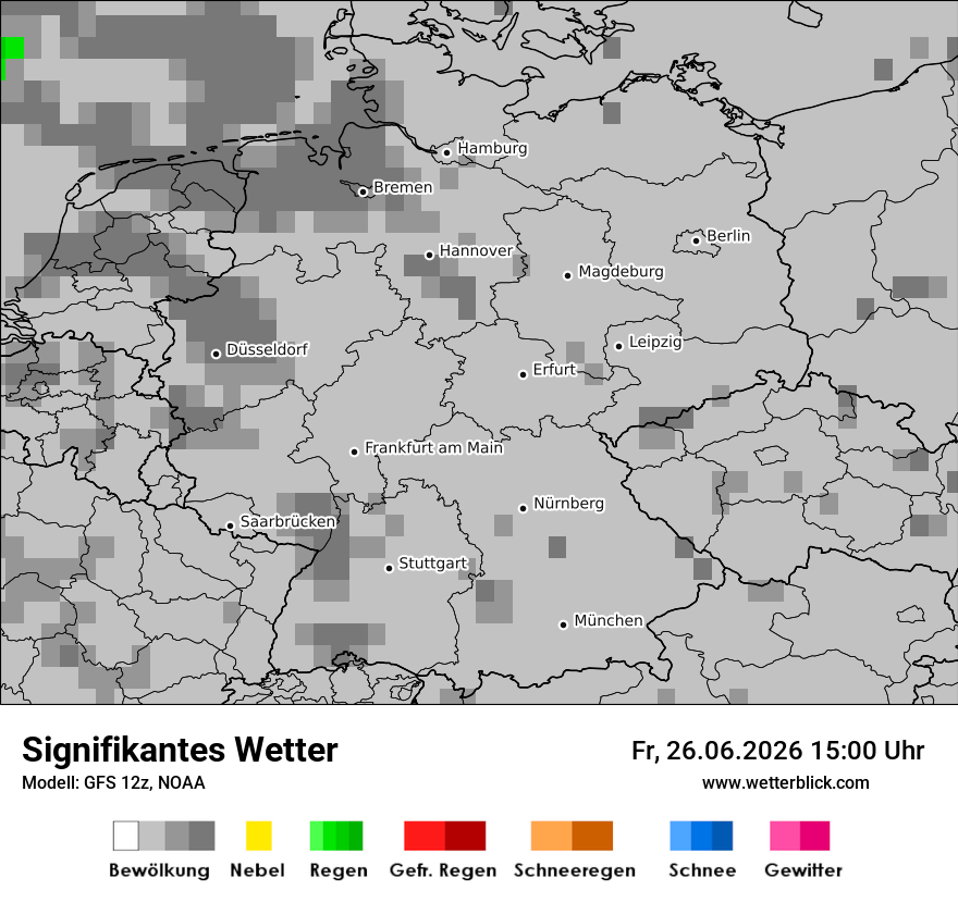 Modellkarte GFS – ww – deutschland