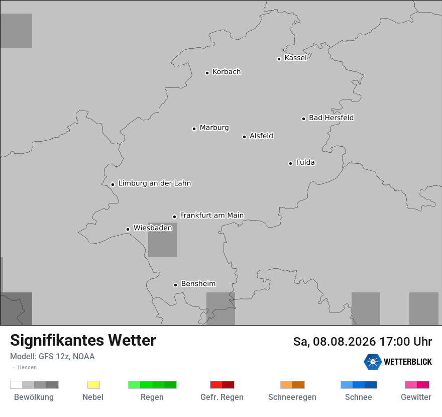 Modellkarte GFS – ww – he