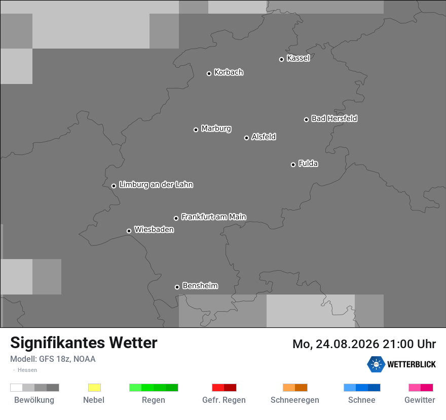 Modellkarte GFS – ww – he