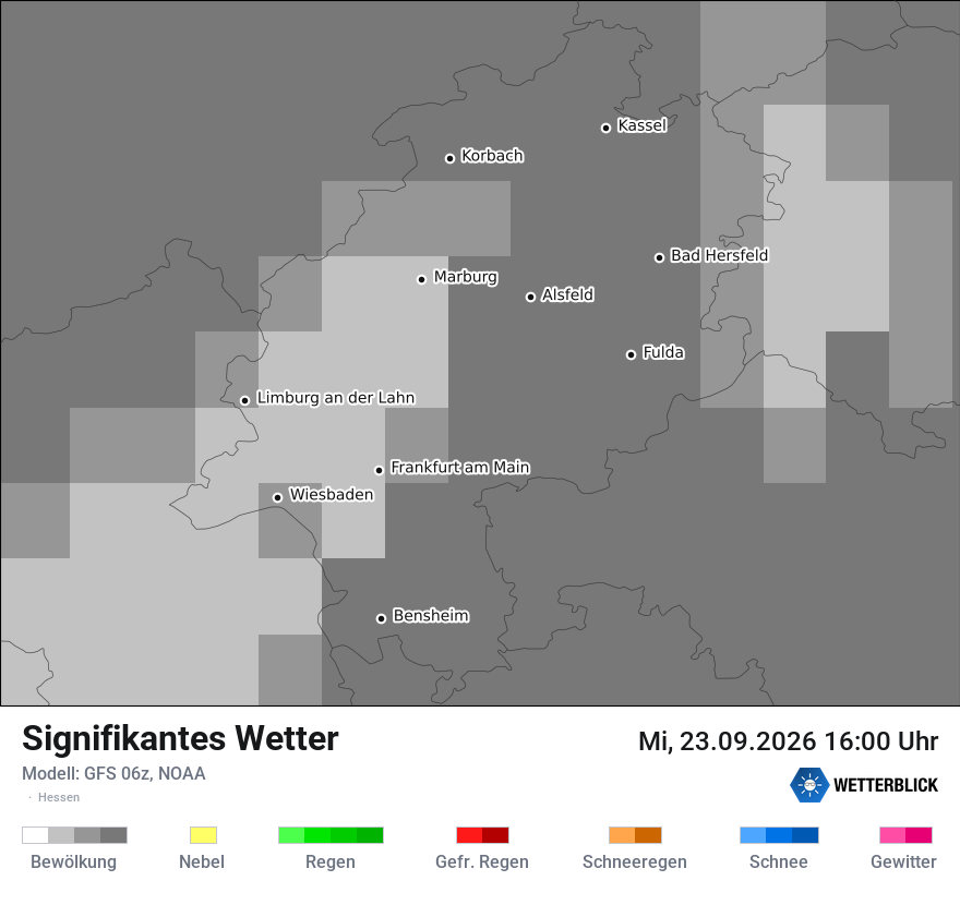 Modellkarte GFS – ww – he