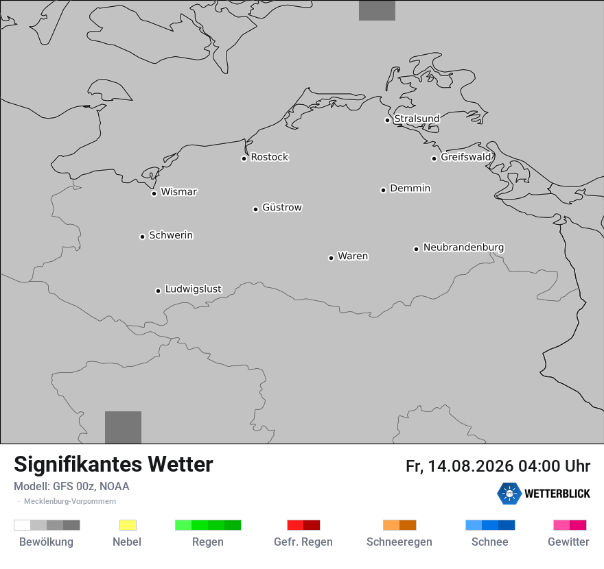 Modellkarte GFS – ww – mv