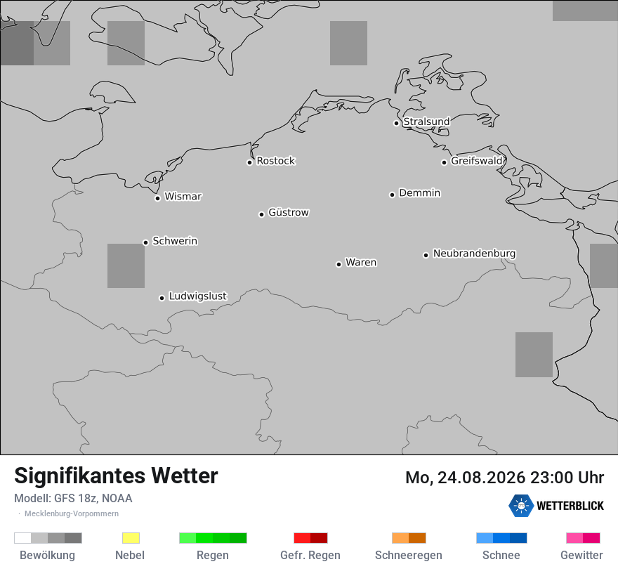 Modellkarte GFS – ww – mv