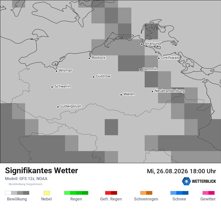 Modellkarte GFS – ww – mv