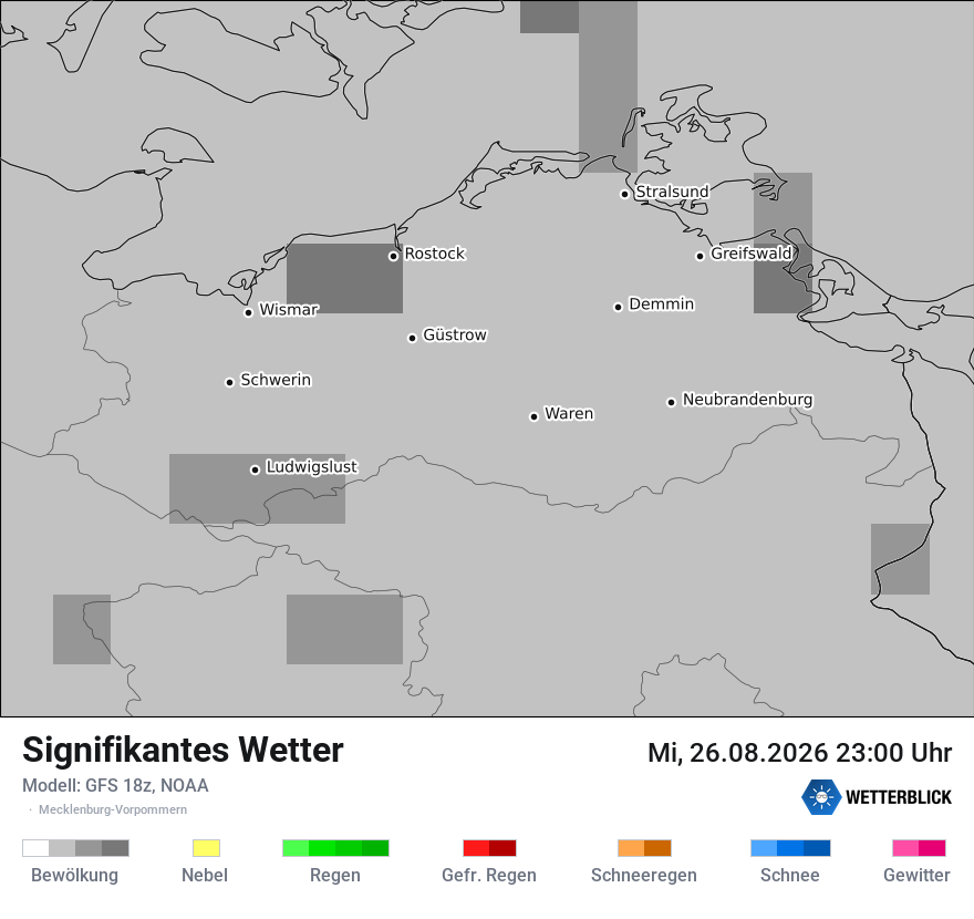 Modellkarte GFS – ww – mv