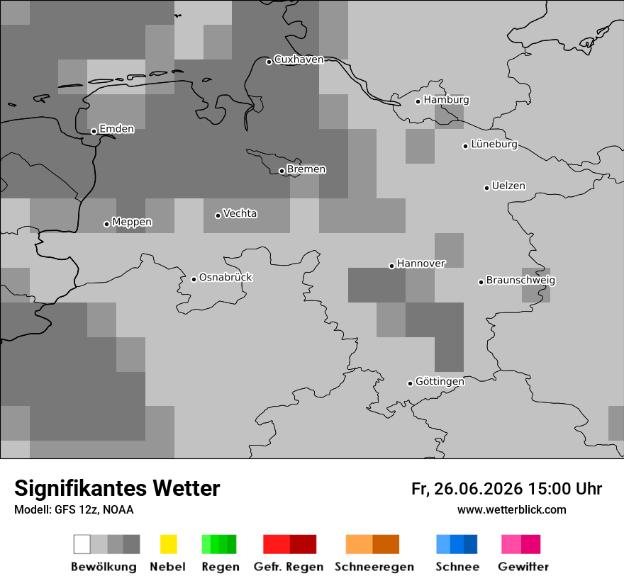 Modellkarte GFS – ww – ni