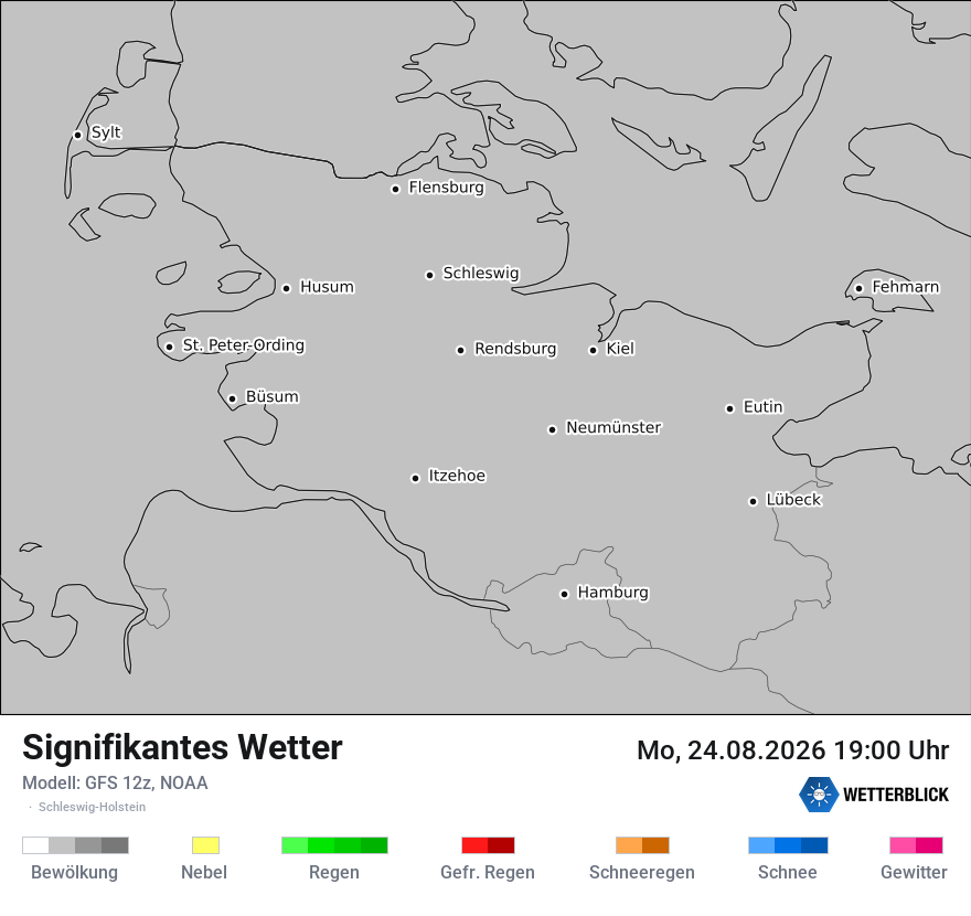 Modellkarte GFS – ww – sh