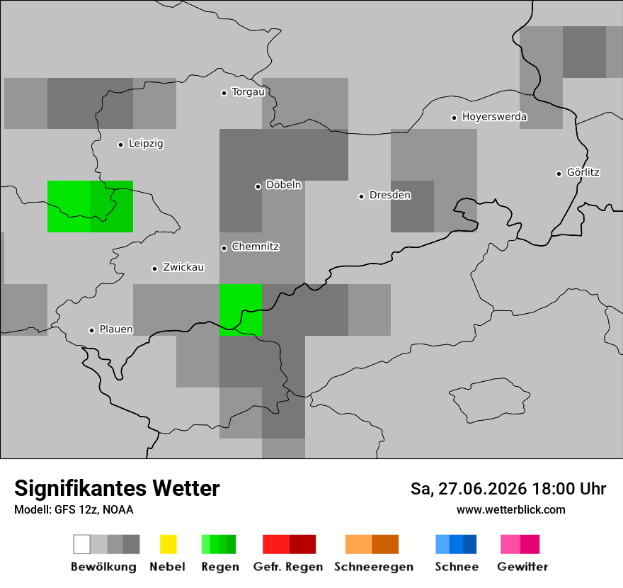Modellkarte GFS – ww – sn
